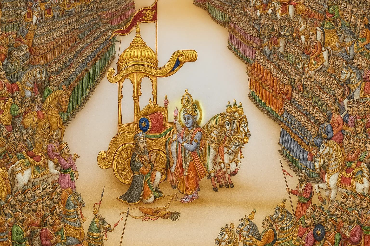 Rajtarangini has numerous references from Mahabharata